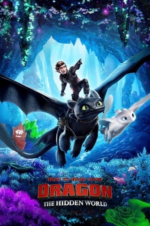 How to Train Your Dragon 3 : The Hidden World (2019) Hindi Dual Audio 350MB HD Poster Download - filmyfly